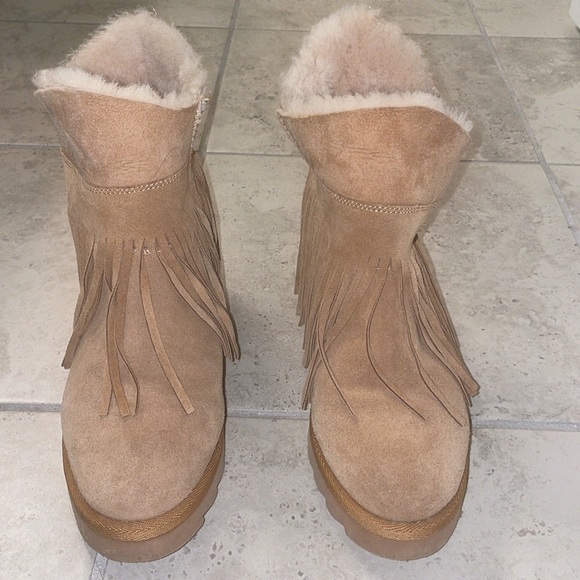 ASH Boots with fringe - Tan - Size 38 - Picture 11 of 15